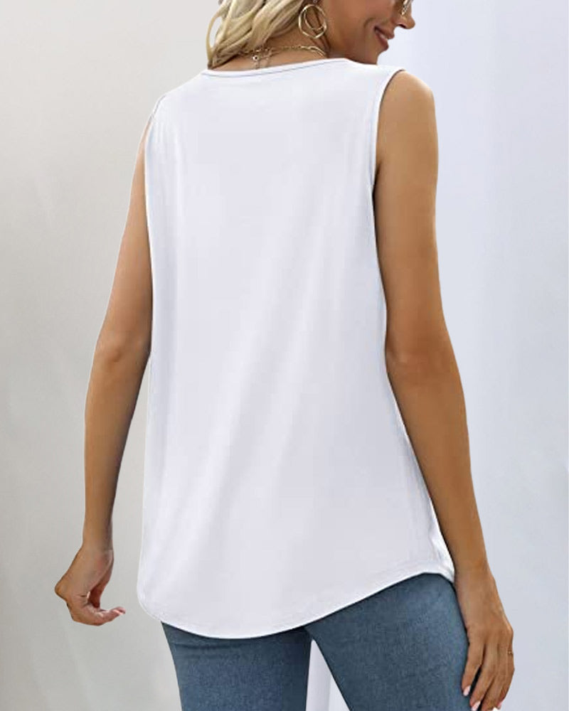 Anne™ | Flow Top met vierkante uitsnijding