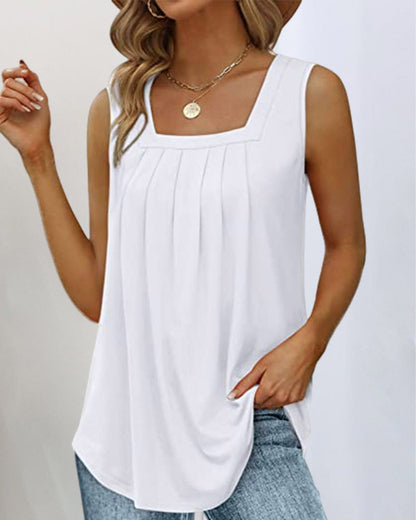 Anne™ | Flow Top met vierkante uitsnijding