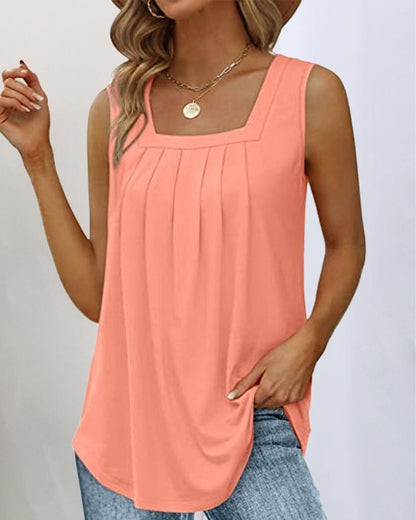 Anne™ | Flow Top met vierkante uitsnijding