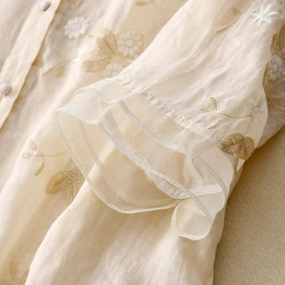 Estelle™|Broderie Coton Top