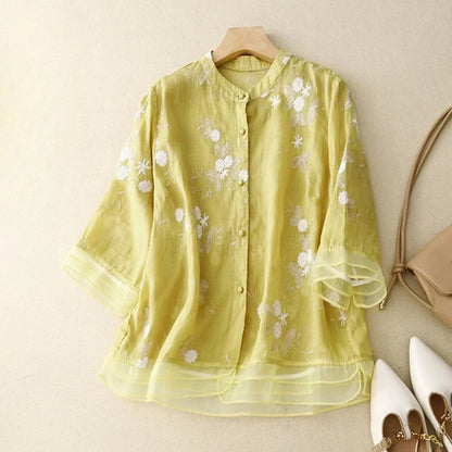 Estelle™|Broderie Coton Top