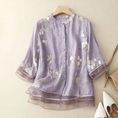 Estelle™|Broderie Coton Top