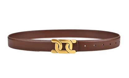 NOIR LIEN | Tijdloze riem met goud