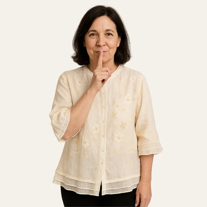 Estelle™|Broderie Coton Top