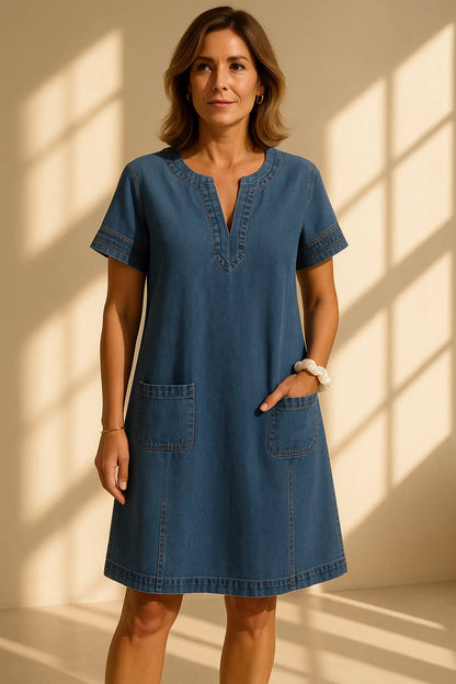 Camille | Tijdloze Denimjurk